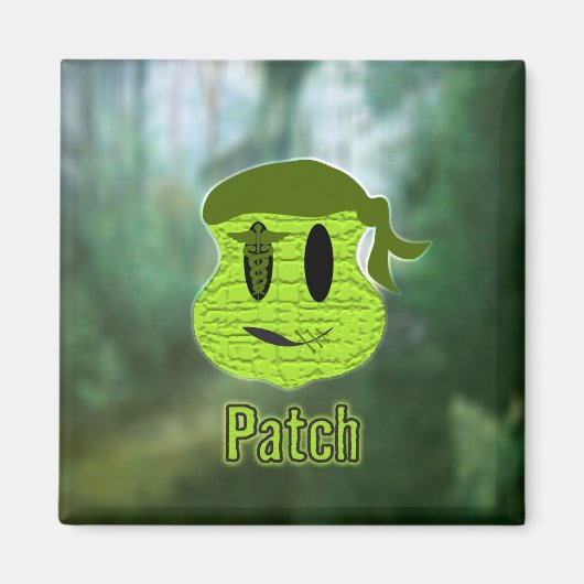 Aimant Têtes vaudou ~ Marais (Devant)