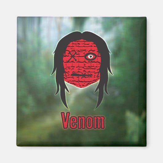 Aimant Têtes vaudou ~ Marais (Devant)