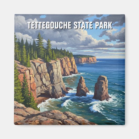 Aimant Tettegouche State Park Minnesota Travel (Devant)