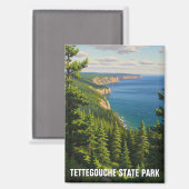 Aimant Tettegouche State Park Minnesota Travel (Recto/Verso)