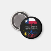 Aimant Texan cultivé avec des racines philippines (Recto/Verso)