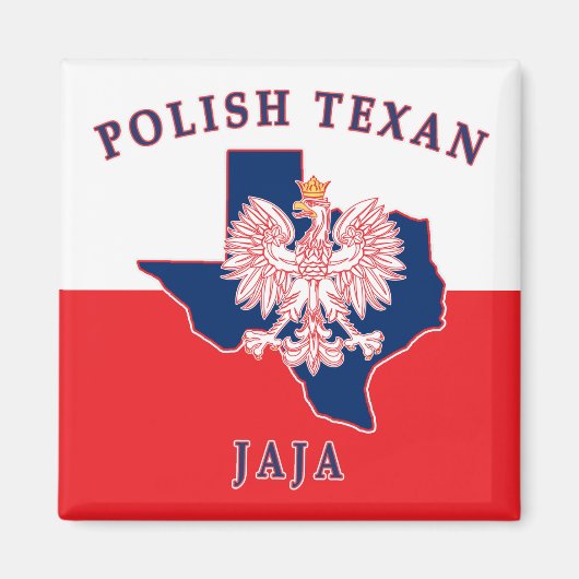 Aimant Texan Jaja polonais (Devant)