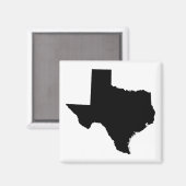 Aimant Texas à Black and White (Recto/Verso)