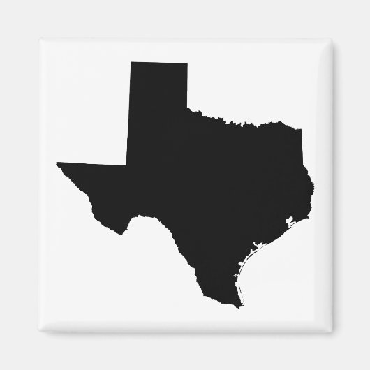 Aimant Texas à Black and White (Devant)