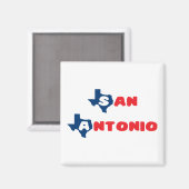 Aimant Texas Cites San Antonio (Recto/Verso)