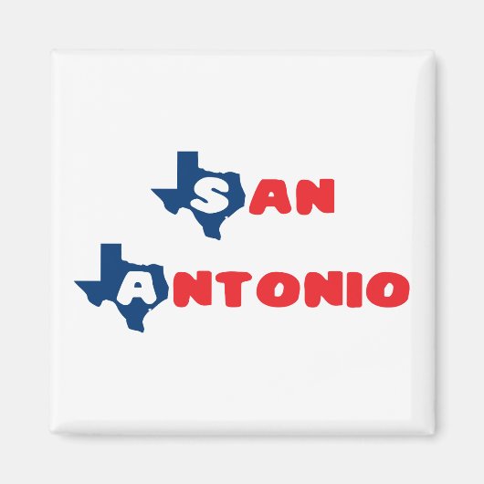 Aimant Texas Cites San Antonio (Devant)