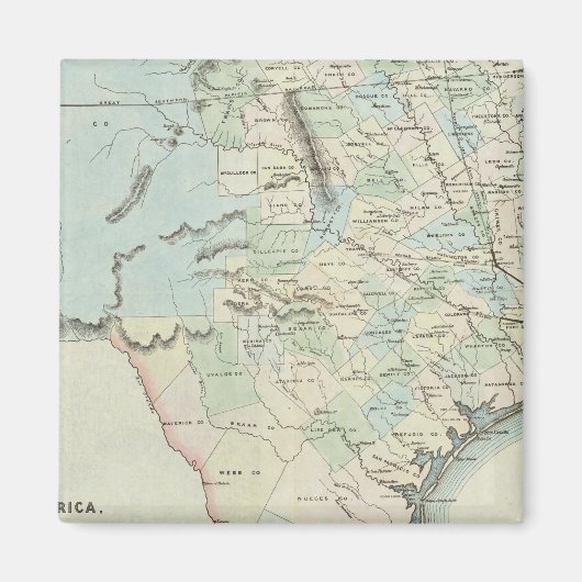 Aimant Texas des États-Unis d'Amérique (Devant)