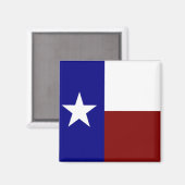 Aimant Texas : Drapeau du Texas (Recto/Verso)