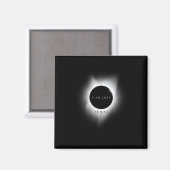 Aimant Texas Eclipse 4.08.24 Total Solar Eclipse 2024 Tex (Recto/Verso)
