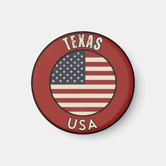 Aimant Texas États-Unis d'Amérique (Devant)