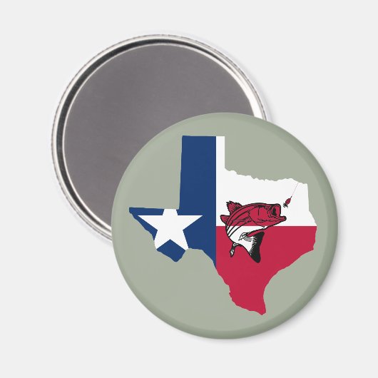Aimant Texas Fishing (Recto/Verso)