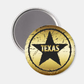 AIMANT TEXAS GRUNGE STYLE STAR (Recto/Verso)