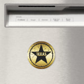 AIMANT TEXAS GRUNGE STYLE STAR (In Situ (Lave-vaisselle))