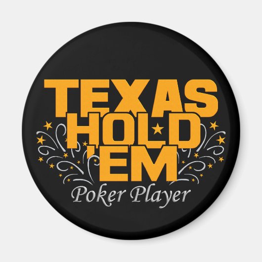 Aimant Texas Hold'Em Poker (Devant)