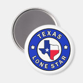 Aimant Texas Lone Star (Recto/Verso)