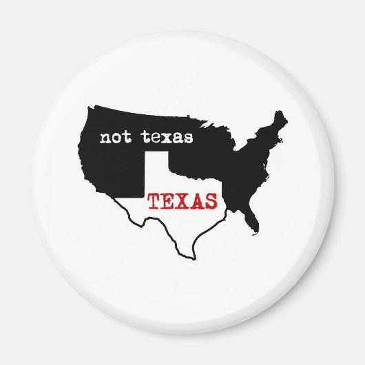 Aimant Texas / Pas Texas (Devant)