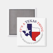 Aimant Texas Thing (Recto/Verso)