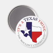 Aimant Texas Thing (Recto/Verso)