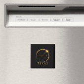Aimant Texas Total Solar Eclipse Avril 8 2024 Texas Solar (In Situ (Lave-vaisselle))