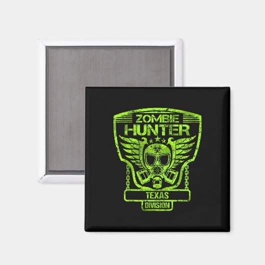 Aimant Texas Zombie Hunter (Recto/Verso)