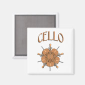 Aimant Texte 5 violoncelles (Recto/Verso)