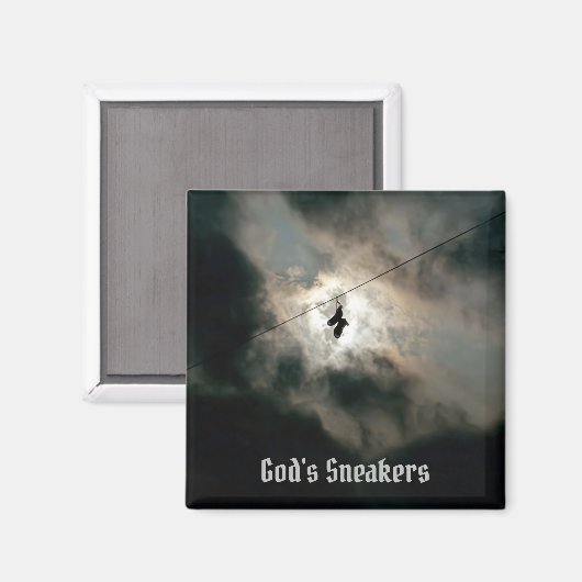 Aimant Texte Basket de Dieu (Recto/Verso)