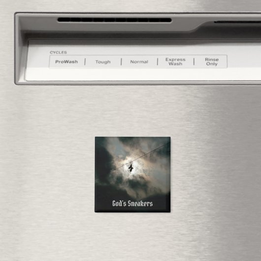 Aimant Texte Basket de Dieu (In Situ (Lave-vaisselle))