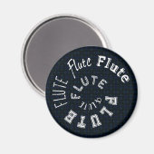 Aimant Texte de la spirale de flute (Recto/Verso)