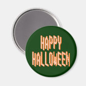 Aimant Texte du blox d'Halloween (Recto/Verso)