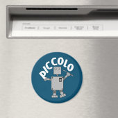 Aimant Texte du robot Piccolo (In Situ (Lave-vaisselle))