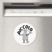 Aimant Texte du robot Piccolo (In Situ (Lave-vaisselle))