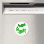 Aimant Texte du slogan vert parti (In Situ (Lave-vaisselle))