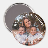 Aimant Texte et photo Arborés de messages simples (Recto/Verso)