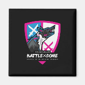 Aimant Texte FC BBDLogoEmblem (Devant)