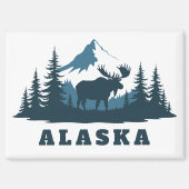 Aimant Texte personnalisé ALASKA (Recto)