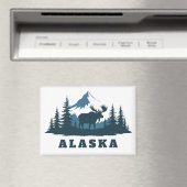 Aimant Texte personnalisé ALASKA (In Situ (Lave-vaisselle))