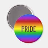 Aimant texte personnalisé Rainbow Colors (Recto/Verso)