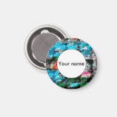 Aimant Texture colorée (Recto/Verso)