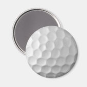Aimant Texture de balle de golf blanche gaufree (Recto/Verso)