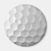 Aimant Texture de balle de golf blanche gaufree (Devant)