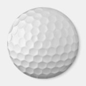 Aimant Texture de balle de golf blanche gaufree (Devant)
