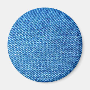 Aimant Texture de Denim bleu