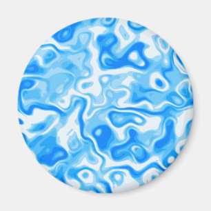 Aimant Texture de l'eau bleue