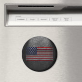 Aimant Texture de pierre du drapeau américain (In Situ (Lave-vaisselle))