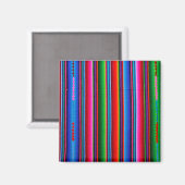 Aimant Texture De Tissu Mexicain (Recto/Verso)