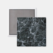 Aimant Texture en marbre noir (Recto/Verso)