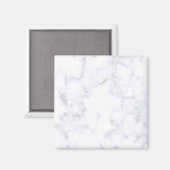Aimant Texture Marbre blanc (Recto/Verso)