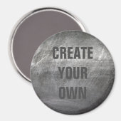 Aimant Texture métallique brossée (Recto/Verso)