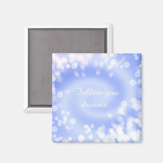 Aimant texture spirale abstraite de violet (Recto/Verso)