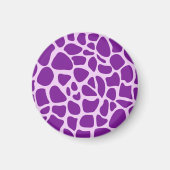 Aimant Texture violette de la peau de girafe (Devant)